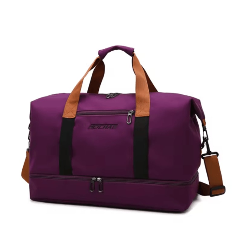 Expandable Travel Duffle Bag Large Capacity Womens Gym Overnight Shoulder Bag 1