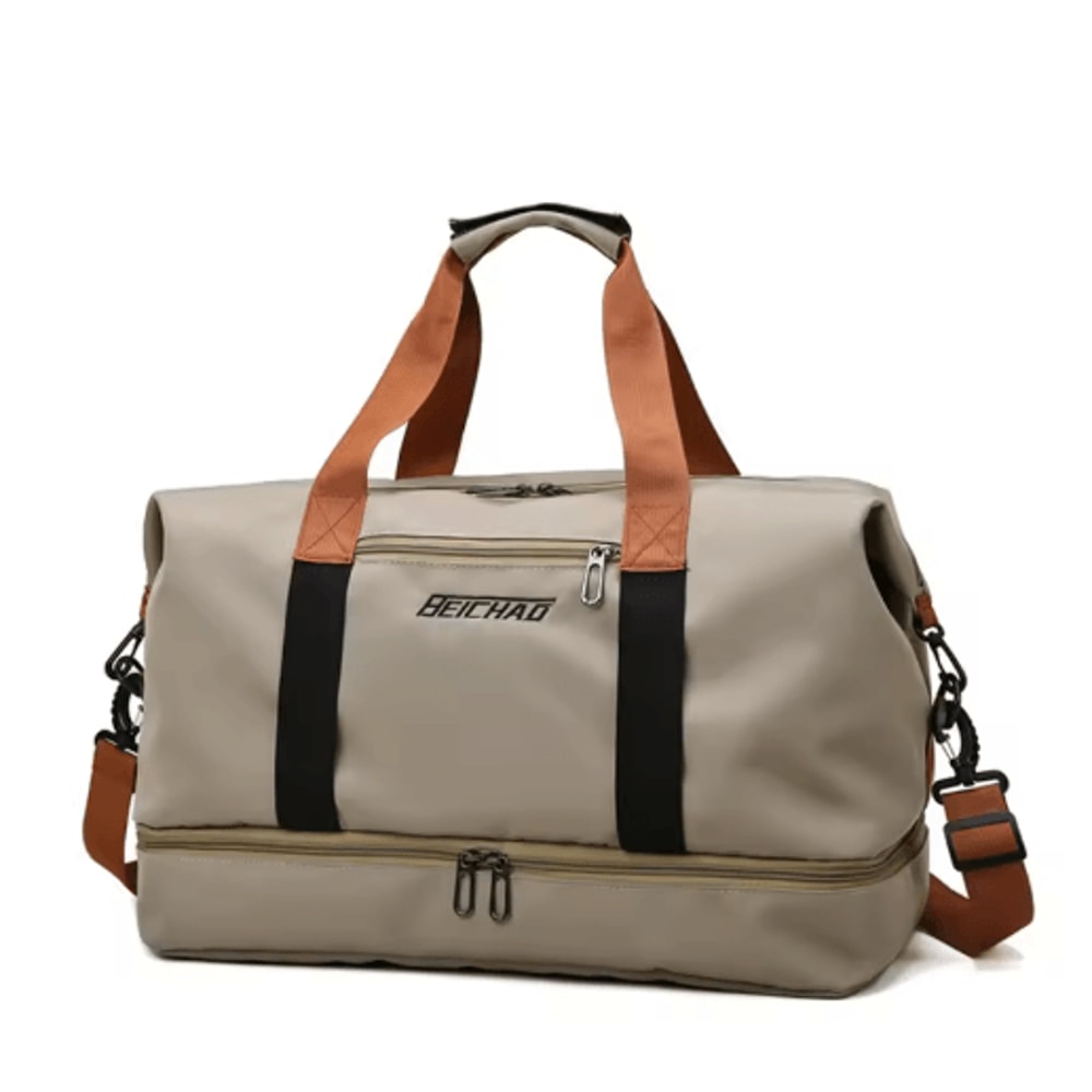 Expandable Travel Duffle Bag Large Capacity Womens Gym Overnight Shoulder Bag 4