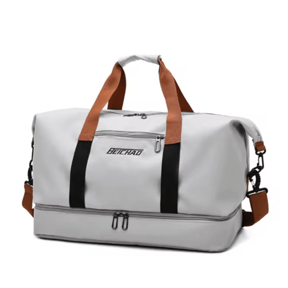 Expandable Travel Duffle Bag Large Capacity Womens Gym Overnight Shoulder Bag 6