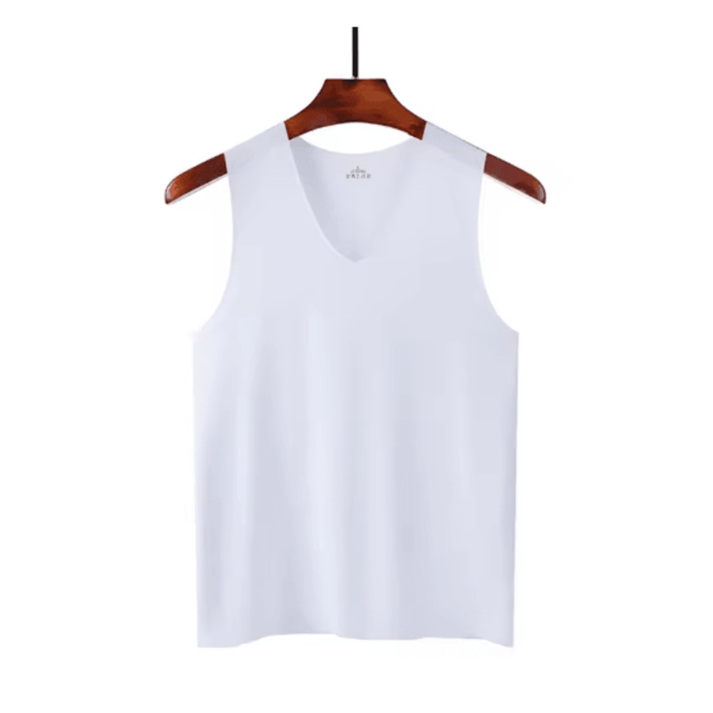 Mens Ice Silk Gym Tank Top Breathable Quick Dry Mesh Fitness Sleeveless Shirt 11