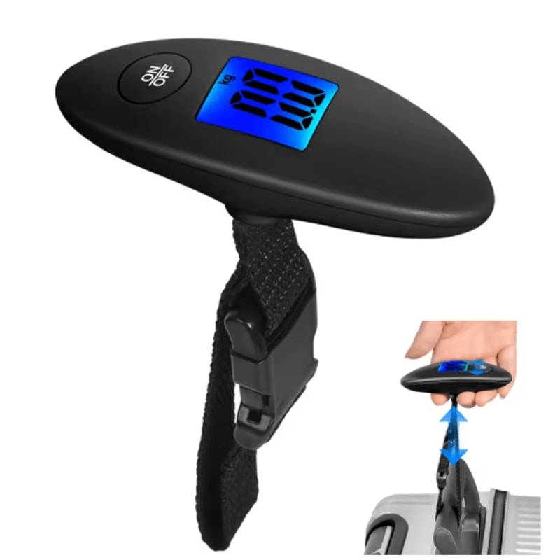 Portable Luggage Scale High Precision Digital Hanging Travel Weight Scale With LCD Display 5