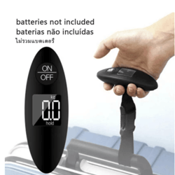 portable luggage scale high precision digital hanging travel weight scale with lcd display