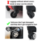 8 Piece Silicone Luggage Wheel Covers Noise Reducing Suitcase Caster Protectors For Smooth Travel 9