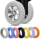 8 Piece Silicone Luggage Wheel Covers Noise Reducing Suitcase Caster Protectors For Smooth Travel 0