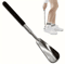 Retractable Stainless Steel Long Handle Shoe Horn Easy Wear Shoe Aid For Seniors Adults 3
