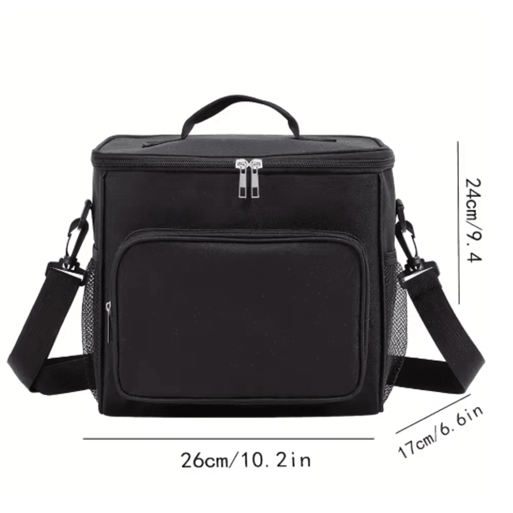 Large Insulated Lunch Bag Reusable Thermal Lunch Tote With Adjustable Shoulder Strap 4