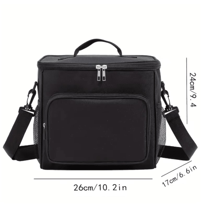 Large Insulated Lunch Bag Reusable Thermal Lunch Tote With Adjustable Shoulder Strap 4