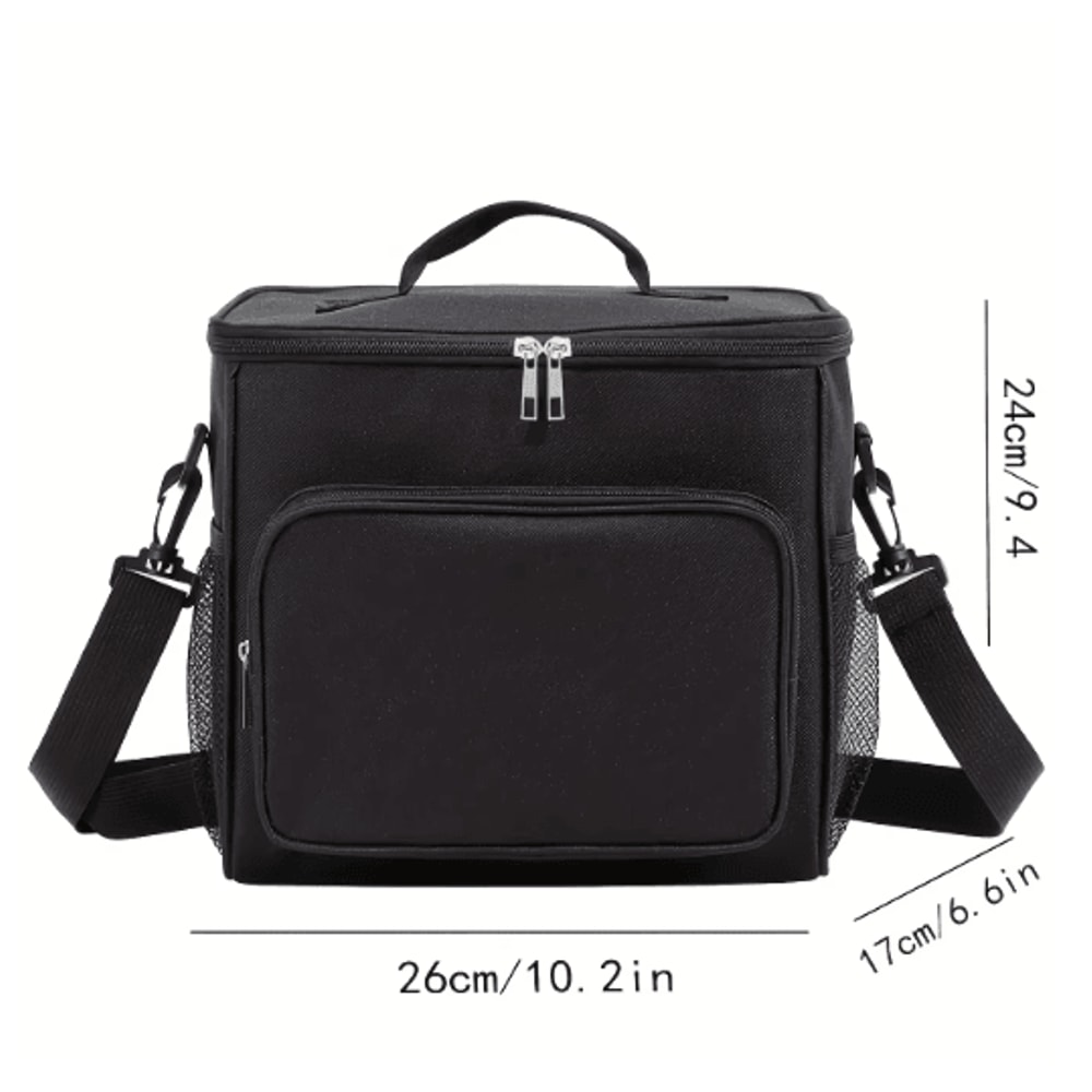 Large Insulated Lunch Bag Reusable Thermal Lunch Tote With Adjustable Shoulder Strap 8