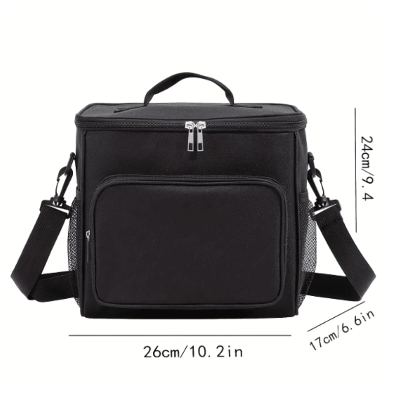 Large Insulated Lunch Bag Reusable Thermal Lunch Tote With Adjustable Shoulder Strap 8