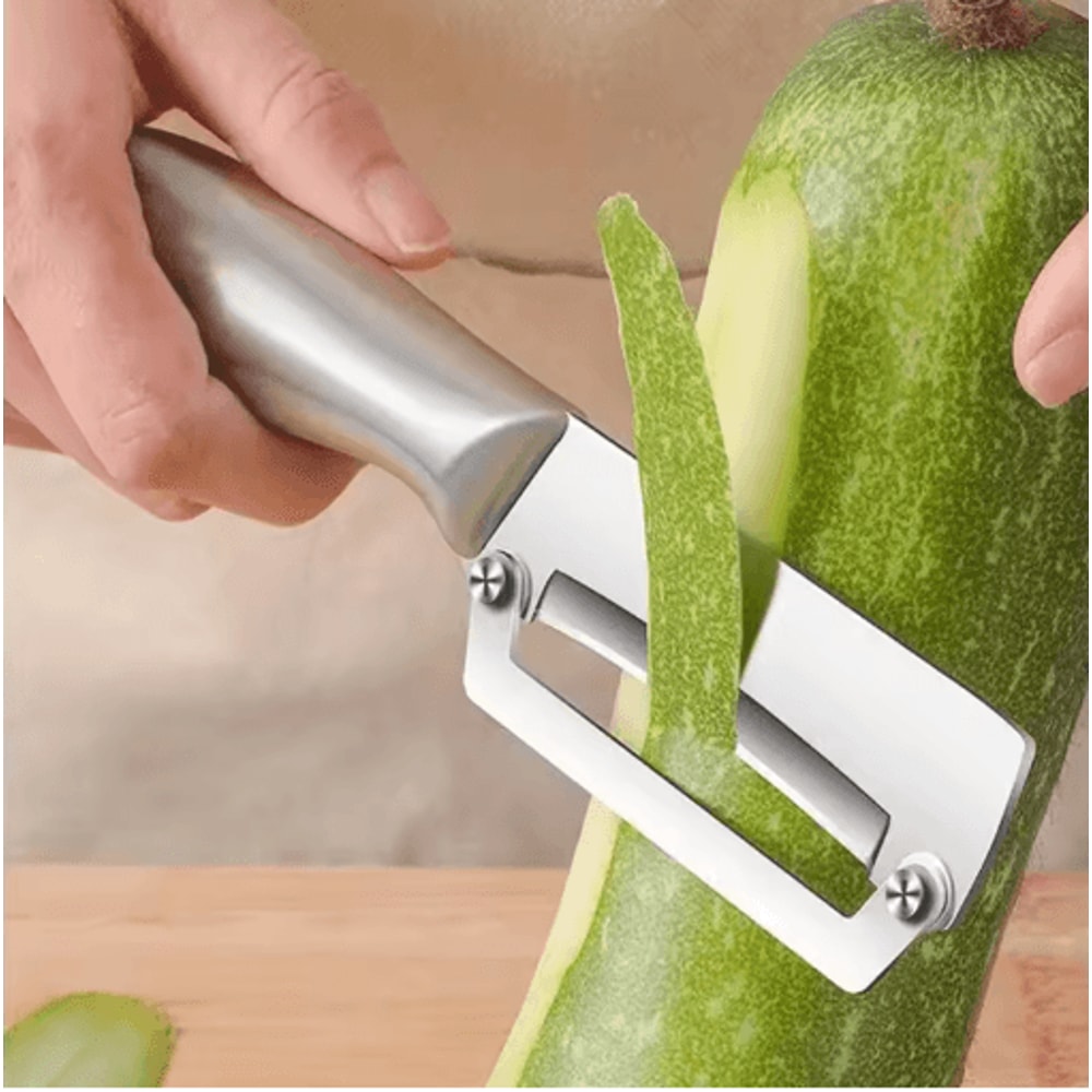 Stainless Steel Double Head Vegetable Peeler Multi Function Kitchen Fruit Vegetable Peeler 4