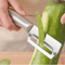 Stainless Steel Double Head Vegetable Peeler Multi Function Kitchen Fruit Vegetable Peeler 4