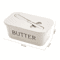 Butter Dish With Lid And Knife Sealed Butter Storage Box With Built In Slicer 2