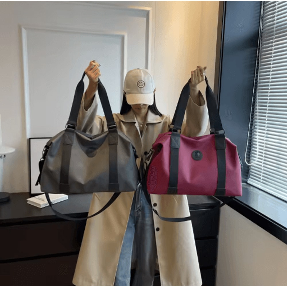 Large Capacity Travel Duffel Bag Waterproof Oxford Cloth Gym Fitness Tote 8