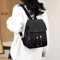Large Capacity Women Leather Backpack Purse Vintage Style Travel School Rucksack 6