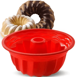 9 inch silicone cake mold non stick round baking pan for mousse chiffon & desserts