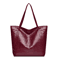 Stylish Womens Crocodile Pattern Tote Bag Retro Shoulder Handbag For Work Daily Use 1