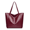 Stylish Womens Crocodile Pattern Tote Bag Retro Shoulder Handbag For Work Daily Use 1