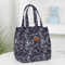 Floral Insulated Lunch Bag Zipper Lunch Tote With Aluminum Foil Interior For Work Daily Use 5