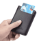 Mens Ultra Thin Minimalist Wallet Slim Vertical Soft Leather Card Holder 4