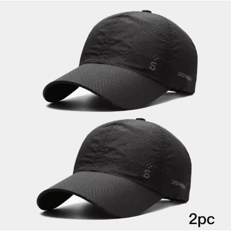 Mens QuickDry Running Cap Lightweight Breathable Outdoor Sun Baseball Hat 10