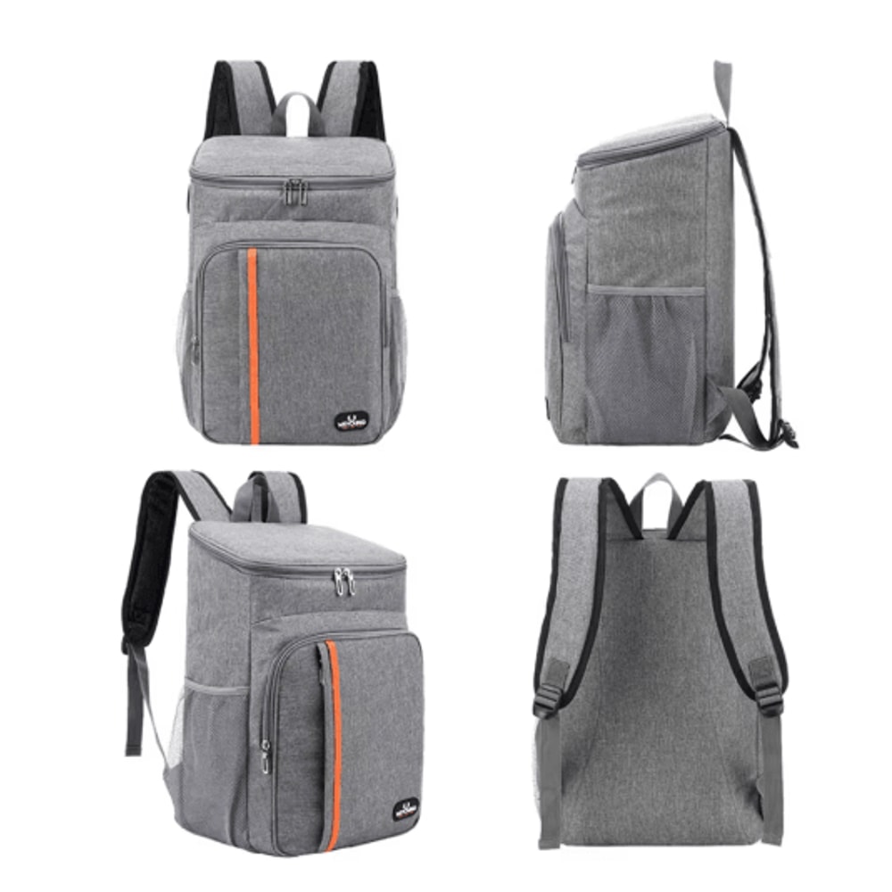 18L Insulated Cooler Backpack Waterproof Thermal Lunch Bag For Camping Travel 4