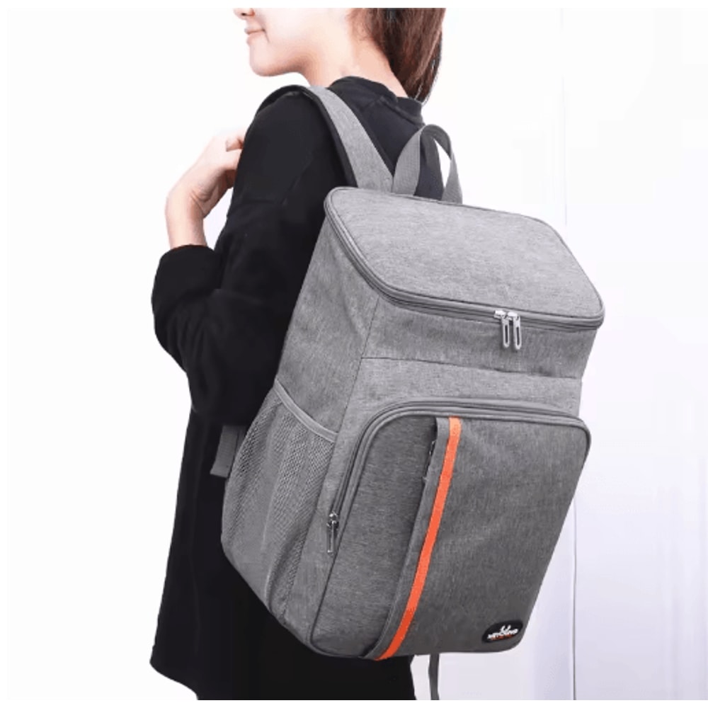 18L Insulated Cooler Backpack Waterproof Thermal Lunch Bag For Camping Travel 7