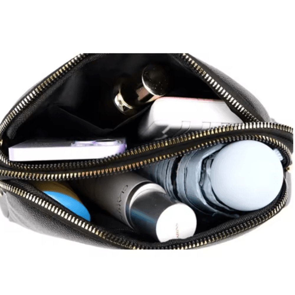 Luxury Cowhide Leather Flap Bag Designer Women Crossbody Messenger Handbag 8