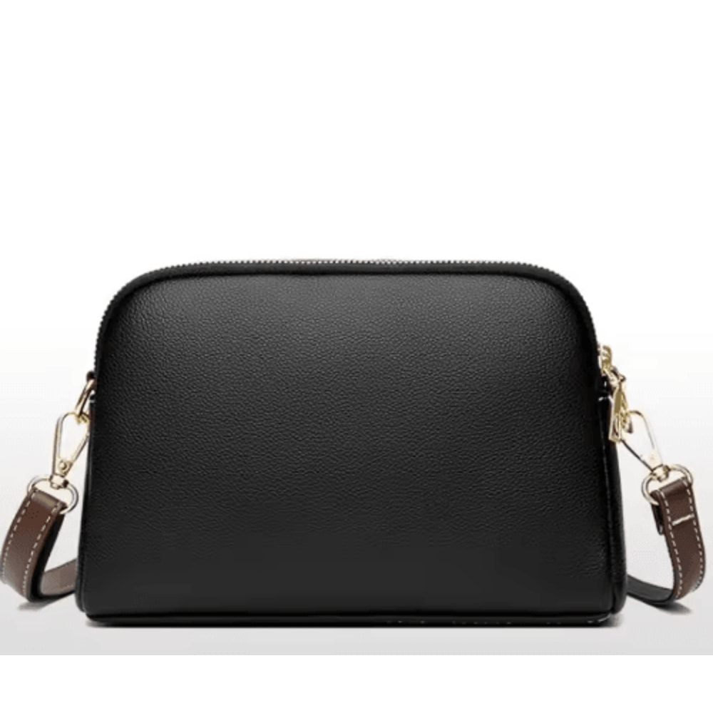 Luxury Cowhide Leather Flap Bag Designer Women Crossbody Messenger Handbag 9