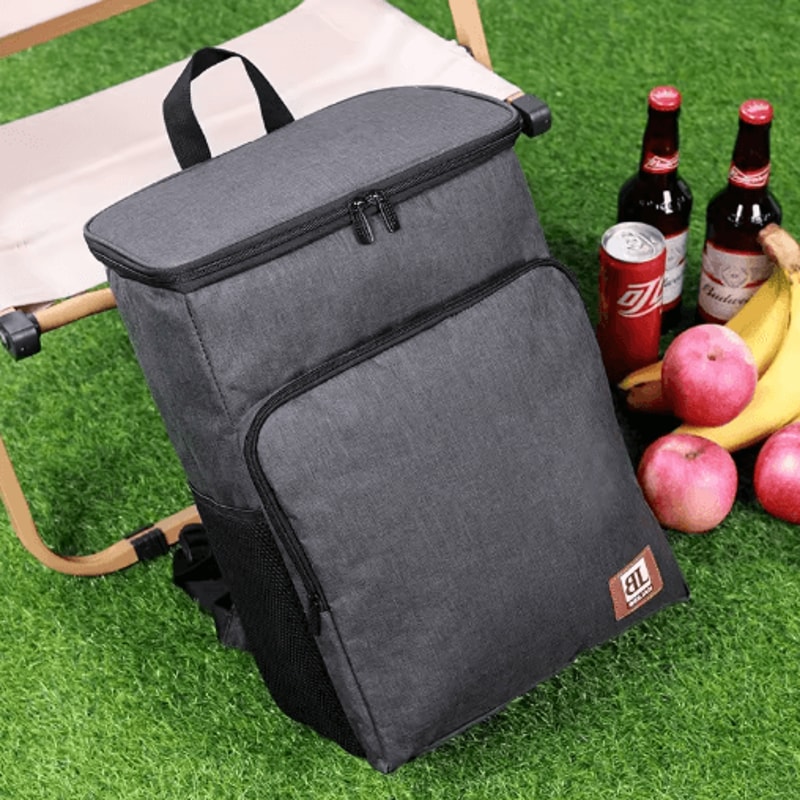 Large Insulated Cooler Backpack Waterproof Lunch Beer Cooler With PEVA Lining 2