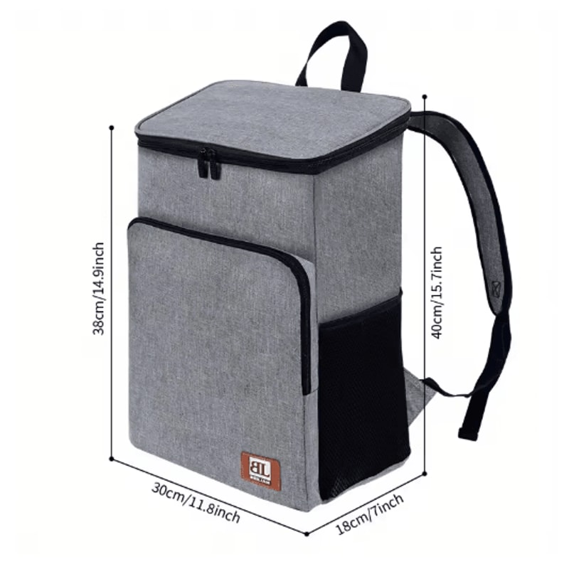 Large Insulated Cooler Backpack Waterproof Lunch Beer Cooler With PEVA Lining 4