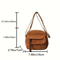 Corduroy Crossbody Bag For Women Casual Harajuku Style Multi Pocket Shoulder Handbag 5