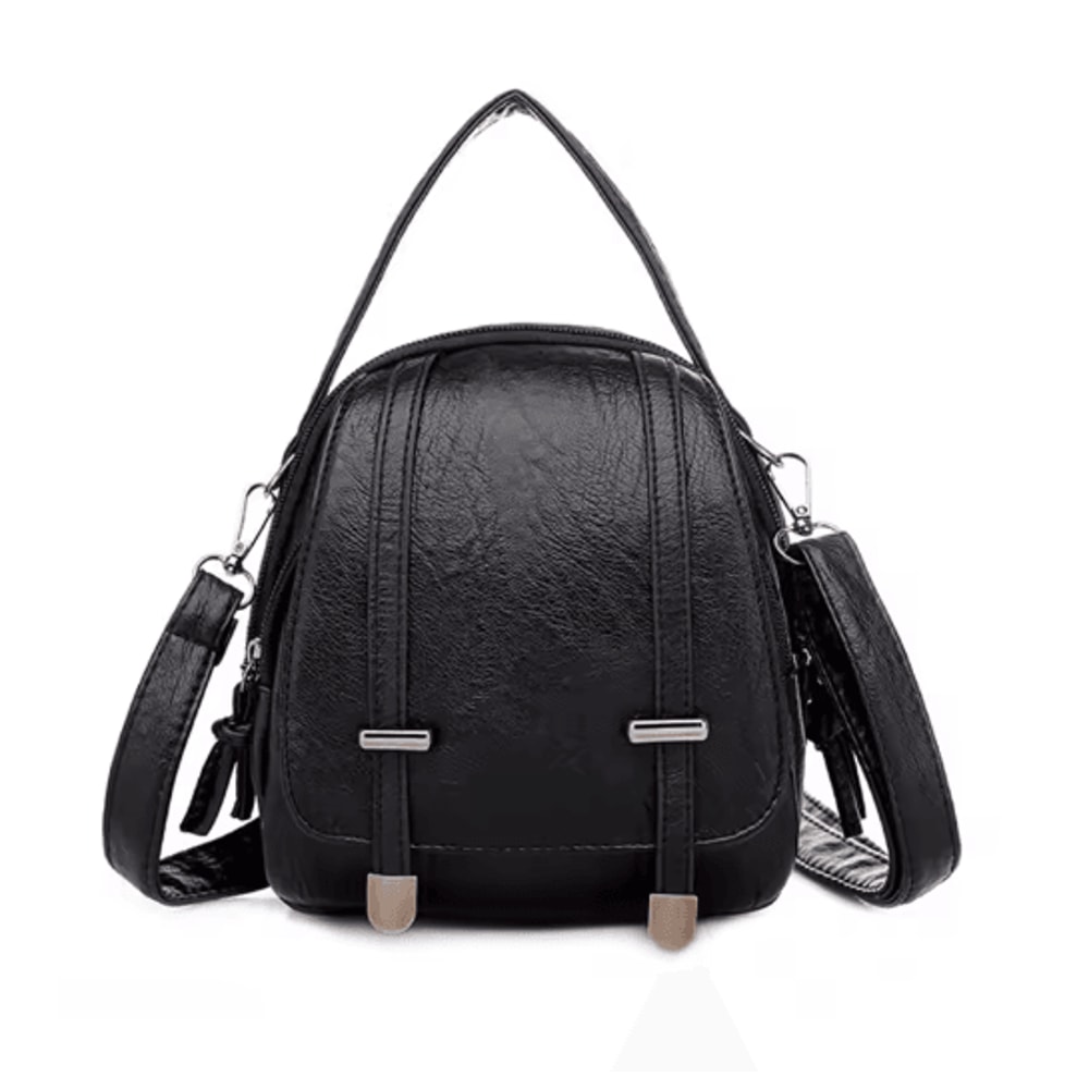 Womens Vintage PU Leather Crossbody Bag Multi Functional Small Shoulder Phone Purse 1