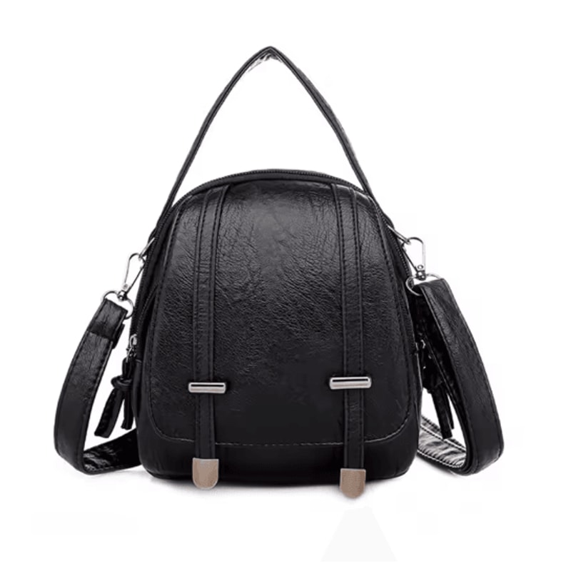 Womens Vintage PU Leather Crossbody Bag Multi Functional Small Shoulder Phone Purse 1