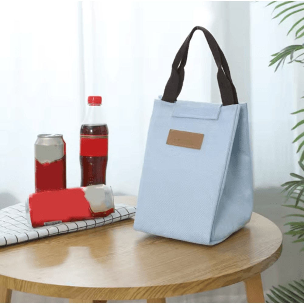 Portable Insulated Lunch Bag Stylish Thermal Food Storage Handbag For Women 3