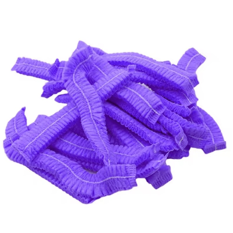 100 PCS Disposable Hair Net Caps For Hygiene Beauty Food Safety 8