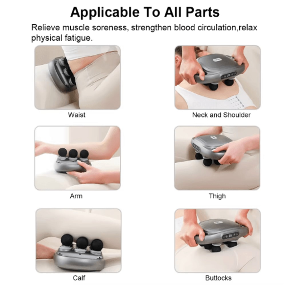 Professional Fascia Massage Gun For Deep Muscle Recovery Pain Relief 7