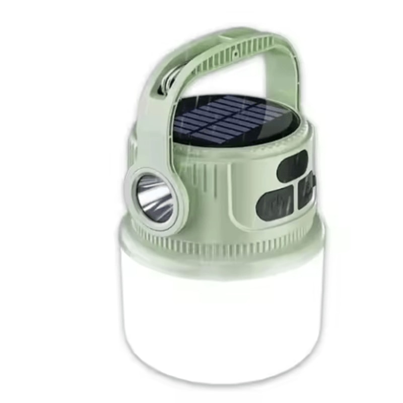 Portable LED Camping Lantern With Solar Rechargeable Power Waterproof Design 3