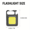 Mini Keychain Camping Light With COB Rechargeable High Brightness 1