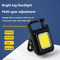 Mini Keychain Camping Light With COB Rechargeable High Brightness 4