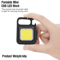 Mini Keychain Camping Light With COB Rechargeable High Brightness 6