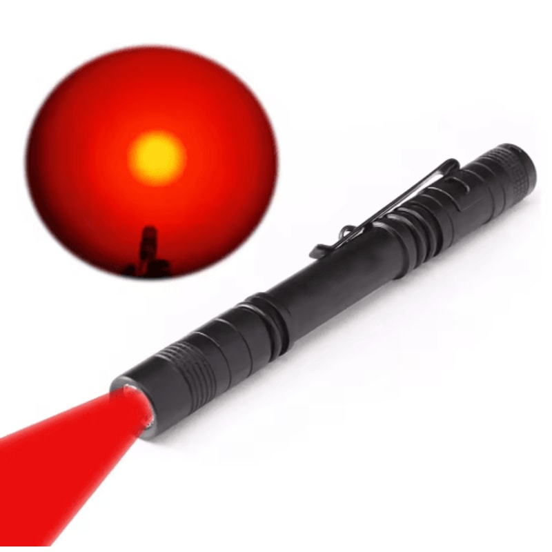 Red Light Penlight For Night Vision Camping Outdoor Precision Tasks 0