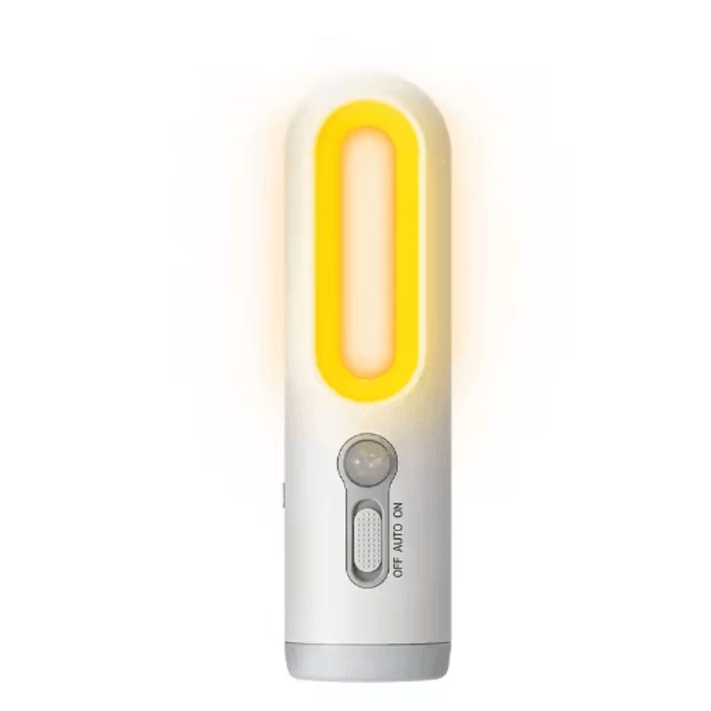 2in1 Portable Flashlight Motion Sensor Night Light For Home Travel 6