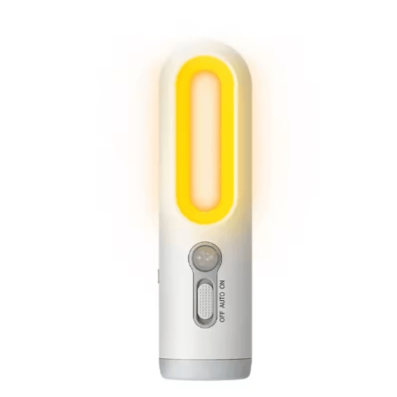 2in1 Portable Flashlight Motion Sensor Night Light For Home Travel 6