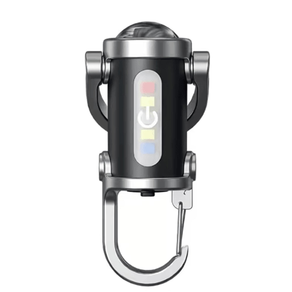 Mini COB LED Keychain Flashlight With USB Rechargeable Power Waterproof Design 2