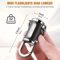 Mini COB LED Keychain Flashlight With USB Rechargeable Power Waterproof Design 4
