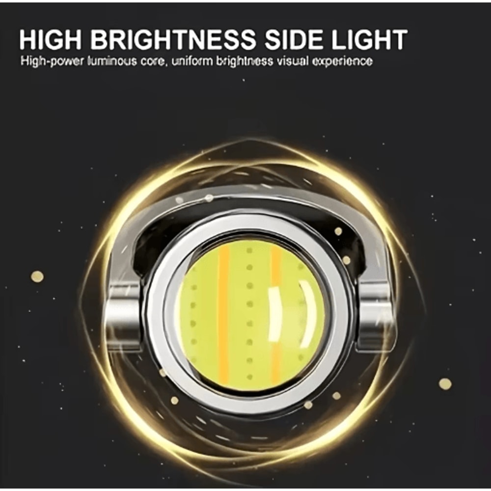 Mini COB LED Keychain Flashlight With USB Rechargeable Power Waterproof Design 7