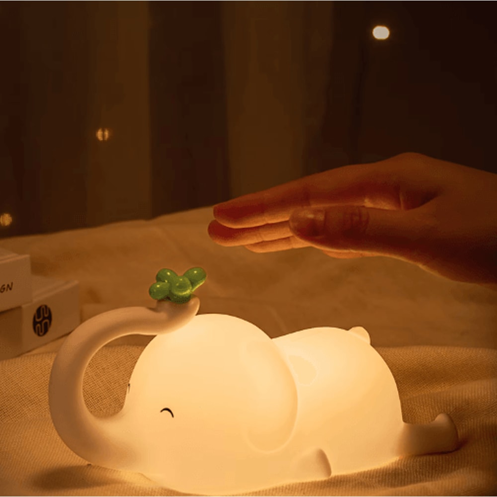 Cute Silicone Sheep Night Light With Dimmable Glow Rechargeable Design 3