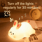 LED Silicone Rabbit Night Light With Touch Control Rechargeable Glow 5