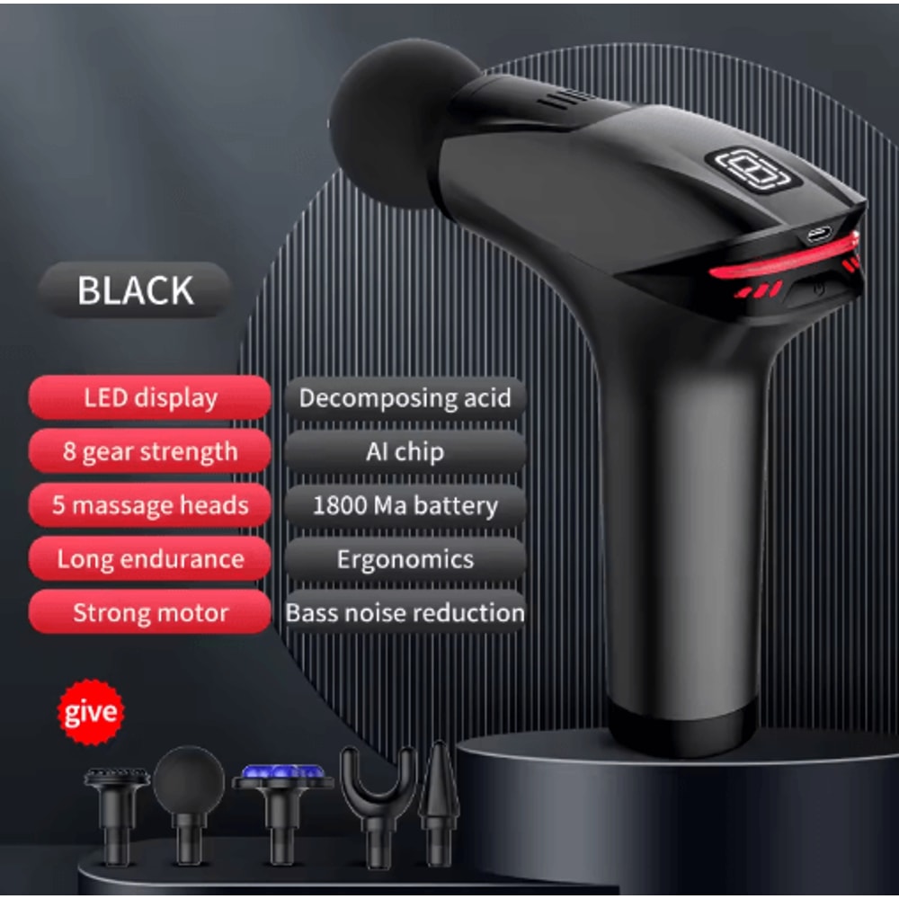 Portable Cold Compress Percussion Massage Gun For Deep Muscle Relief 1