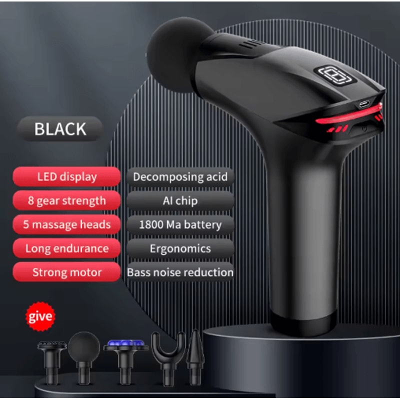 Portable Cold Compress Percussion Massage Gun For Deep Muscle Relief 1